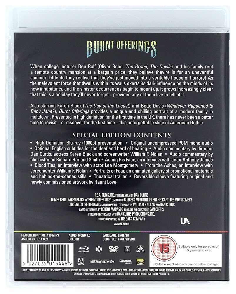 Amazon.co.jp: Burnt Offerings Dual-Format Blu-ray & DVD : DVD